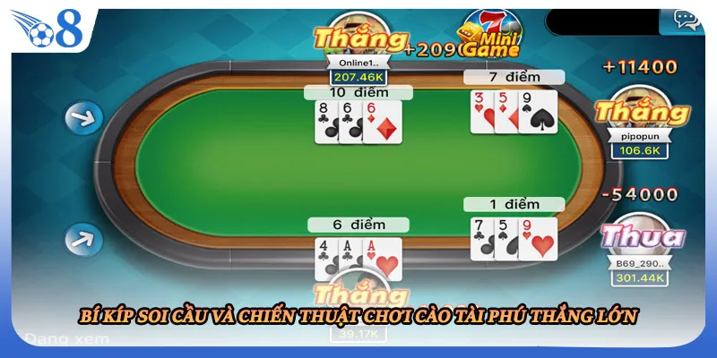 Bí kíp soi cầu và chiến thuật chơi cào Tài Phú thắng lớn