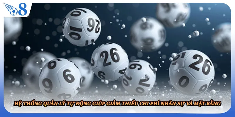 Hệ thống quản lý tự động giúp giảm thiểu chi phí nhân sự và mặt bằng