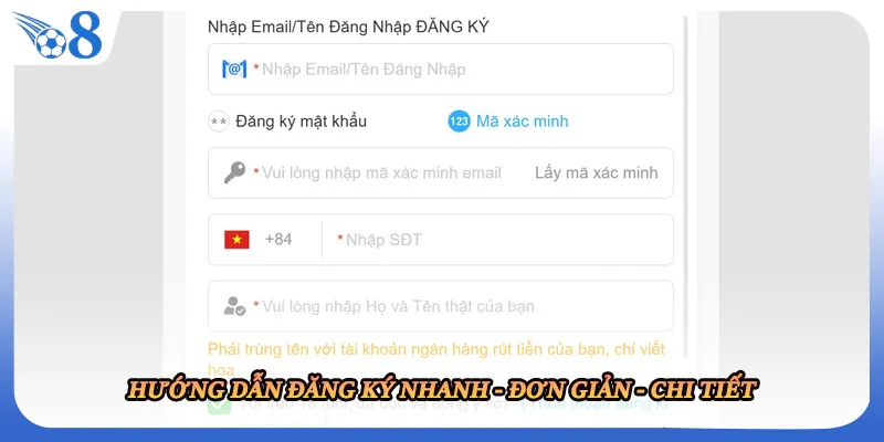 Hướng dẫn đăng ký nhanh - đơn giản - chi tiết